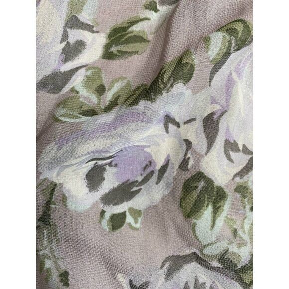 Childrens Place Girls Purple Floral Cold Shoulder Chiffon High Low Dress XXL 16 - Picture 4 of 8